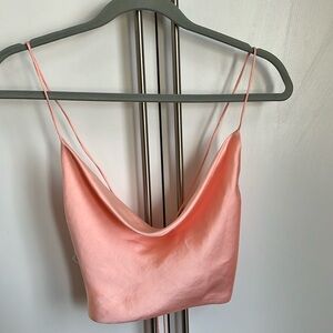 Zara satin top